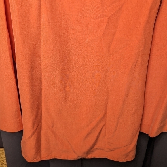 Debra DeRoo Silk Tunic Top Sz L - Picture 9 of 13